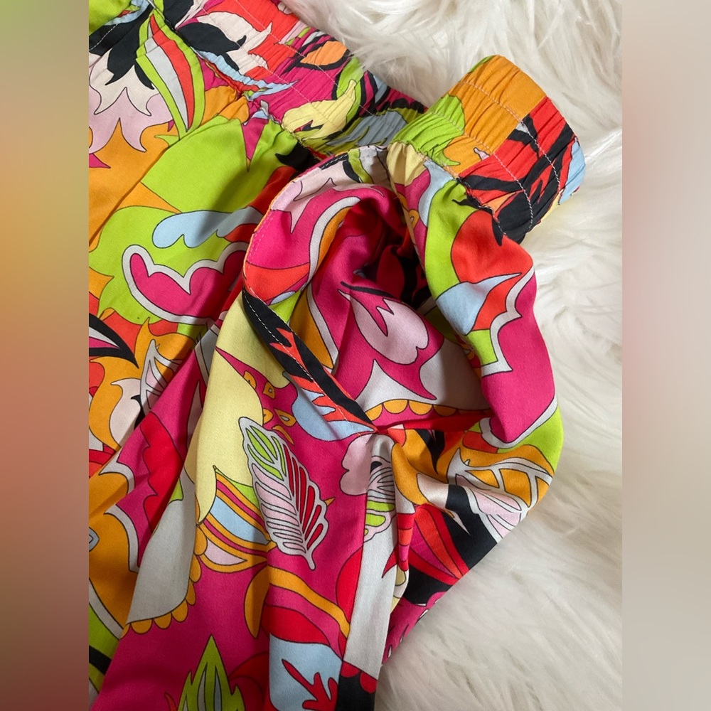 ROMANTIC ABSTRACT TROUSERS - Picture 6 of 8